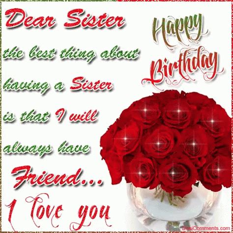 All of these <b>gifs</b> are perfect for expressing your well. . Happy birthday beautiful sister gif